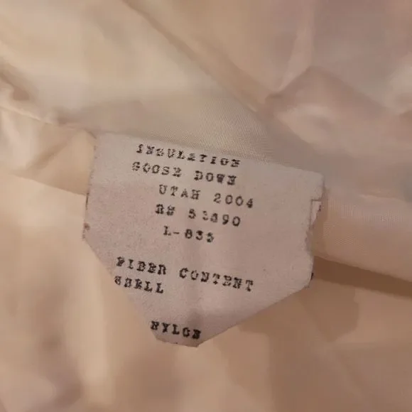 GOOSE DOWN 1ST DOWN Salt lake city Pink Mauve Vest - Picture 6 of 7